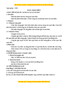 Giáo án Bài 9 Công nghệ 8 Chân trời sáng tạo: Mạch điện