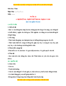 Giáo án Em vui học toán Toán lớp 1 Cánh diều