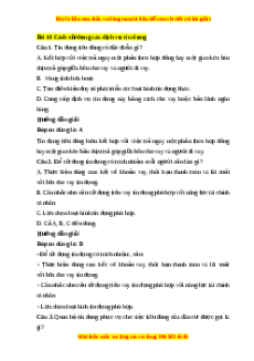 Trắc nghiệm KTPL 10 Bài 10 Chân trời sáng tạo: Cách sử dụng các dịch vụ tín dụng