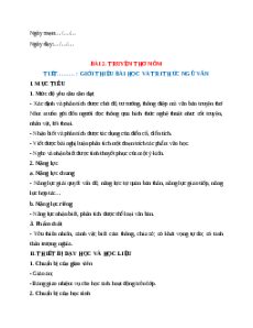 Giáo án Tri thức Ngữ văn trang 32 Ngữ Văn 9 Cánh diều