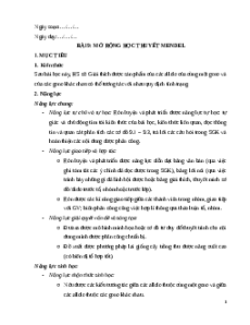 Giáo án Bài 9 Sinh học 12 Kết nối tri thức: Mở rộng học thuyết Mendel