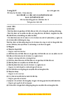 Giáo án chuyên đề Chế biến dầu mỏ Hóa 11 Cánh diều