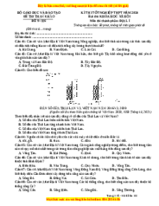 Đề Tốt nghiệp Địa Lí 2024 theo đề tham khảo (Đề 9)