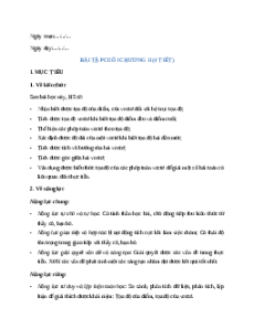Giáo án Bài tập cuối chương 2 Toán 12 Chân trời sáng tạo