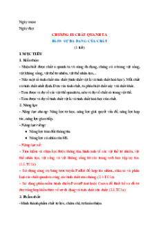 Giáo án Hóa học 6 Kết nối tri thức (năng lực số)