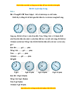 VBT Toán lớp 3 Bài 69 (Kết nối tri thức): Luyện tập chung