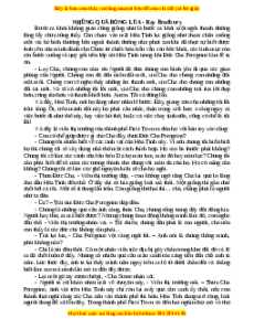 Phiếu bài tập Tuần 3 Những quả bóng lửa Ngữ văn 7