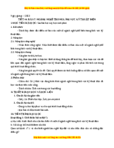 Giáo án Bài 17 Công nghệ 8 Kết nối tri thức: Ngành nghề trong lĩnh vực kĩ thuật điện