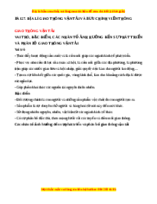 Lý thuyết Bài 27 Địa lí 10 Cánh diều: Địa lí giao thông vận tải và bưu chính viễn thông