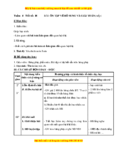 Giáo án Bài 18 Toán lớp 5: Ôn tập và bổ sung về giải toán (tiếp theo)