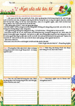 Phiếu bài tập Văn 6 Truyện ngắn