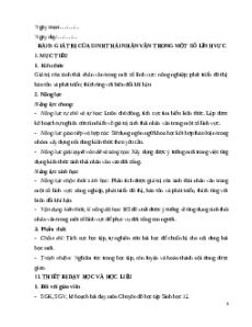 Giáo án chuyên đề Bài 9: Giá trị của sinh thái nhân văn trong một số lĩnh vực Sinh học 12 Kết nối tri thức