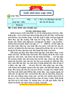 Bài tập cuối tuần Tiếng Việt 4 Tuần 3 Chân trời sáng tạo (có lời giải)