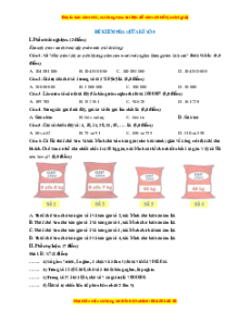 Đề thi giữa kì 1 Toán lớp 4 Kết nối tri thức (đề 7)