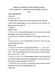 Giáo án Lịch sử 9 Cánh diều (năm 2025) | Giáo án Lịch sử 9 mới, chuẩn nhất