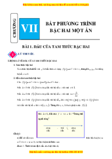 Chuyên đề dạy thêm Toán 10 Học kì 2 Chân trời sáng tạo