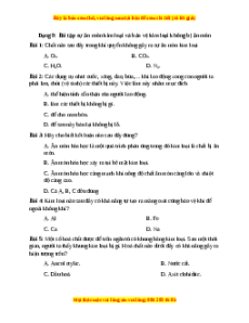 Trắc nghiệm Bài tập sự ăn mòn kim loại và bảo vệ kim loại không bị ăn mòn Hóa học 9