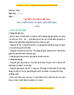 Giáo án Biểu thức có chứa chữ (tiếp theo) Toán 4 Chân trời sáng tạo