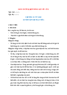 Giáo án Luyện tập chung trang 56 Toán 8 Kết nối tri thức (năng lực số)
