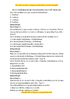 Trắc nghiệm Lịch sử 10 Bài 13 Chân trời sáng tạo: Cơ sở hình thành văn minh Đông Nam Á cổ - trung đại