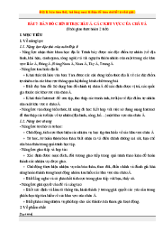 Giáo án Bài 7 Địa lí 7 Kết nối tri thức (Phiên bản 2): Bản đồ chính trị châu Á. Các khu vực của châu Á