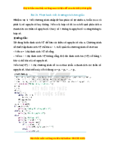 Lý thuyết Tin học 10 Kết nối tri thức Bài 31: Thực hành viết chương trình đơn giản