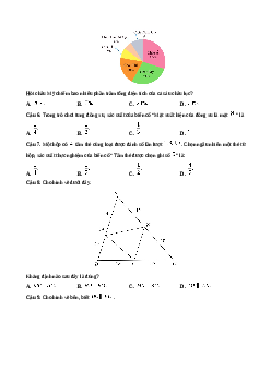 Đề thi giữa kì 2 Toán 8 Cánh diều Cấu trúc mới - Đề 3
