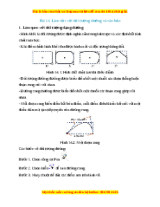 Lý thuyết Tin học 10 Kết nối tri thức Bài 14: Làm việc với đối tượng đường và văn bản