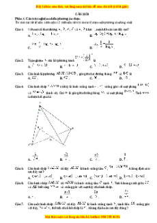 Đề thi Toán 11 Cuối kì 2 Cánh diều cấu trúc mới (Đề 6)