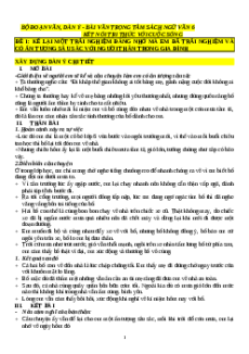 56 Dàn ý Ngữ Văn 6 Kết nối tri thức