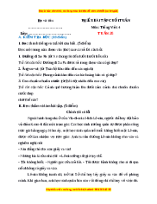 Bài tập cuối tuần Tiếng việt 4 Tuần 35 (có lời giải)