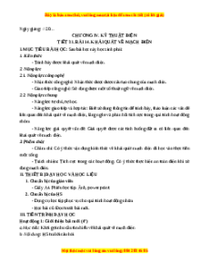 Giáo án Bài 14 Công nghệ 8 Kết nối tri thức: Khái quát về mạch điện