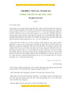 Bộ Trắc nghiệm Tiếng việt lớp 5 (cả năm) có đáp án