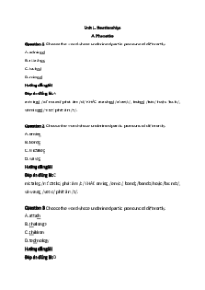 Bài tập Tiếng Anh 12 Friends Global (cả năm) có đáp án