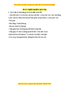 Lý thuyết Địa lý 7 Chân trời sáng tạo Bài 9: Thiên nhiên châu Phi