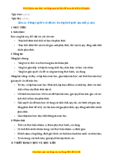 Giáo án Tính chất cơ bản của phân thức đại số Toán 8 Kết nối tri thức