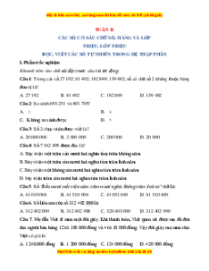 Bài tập cuối tuần Toán 4 Tuần 11 Chân trời sáng tạo (có lời giải)