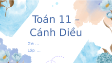 Giáo án Powerpoint Hai đường thẳng vuông góc Toán 11 Cánh diều