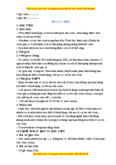 Giáo án Bài 24 KHTN 6 Chân trời sáng tạo (2024): Virus