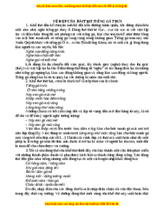 Phiếu bài tập Tuần 1 Vẻ đẹp của bài thơ Tiếng gà trưa Ngữ văn 7