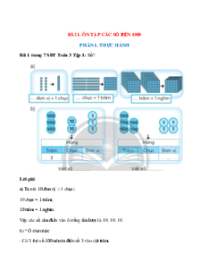 Giải VBT Toán lớp 3 Chân trời sáng tạo