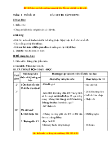 Giáo án Bài 20 Toán lớp 5: Luyện tập chung (Trang 22)