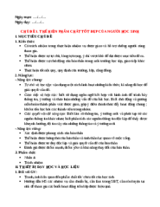 Giáo án HĐTN 10 Chân trời sáng tạo (năm 2025) | Giáo án Hoạt động tự nhiên 10 mới, chuẩn nhất (Bản 1)