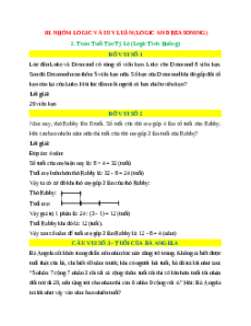 Toán Tuổi Tác - Tỷ Lệ (Logic Tình Huống) - Toán đố, Toán IQ (có lời giải)