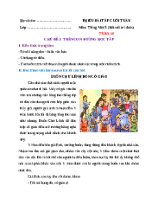 Bài tập cuối tuần Tiếng Việt lớp 5 Kết nối tri thức Tuần 10