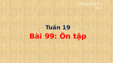 Giáo án Powerpoint Bài 99: Ôn tập Tiếng việt lớp 1 Cánh diều