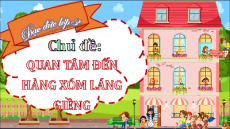 Giáo án Powerpoint Bài 7 Đạo đức lớp 3 Chân trời sáng tạo: Quan tâm đến hàng xóm láng giềng