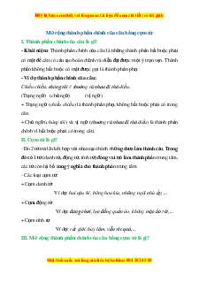 25 Chuyên đề Tiếng Việt lớp 7 Kết nối tri thức (Lý thuyết + Bài tập)