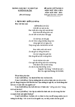 Đề thi thử vào 10 Ngữ Văn năm 2025 Phòng GD&ĐT Huyện Gia Lâm