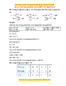 Giải Sgk Toán lớp 3 Bài 32: Tìm thành phần chưa biết của phép tính (Cánh diều)